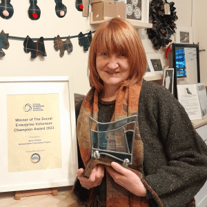 Janie our Social Enterprise Volunteer Champion