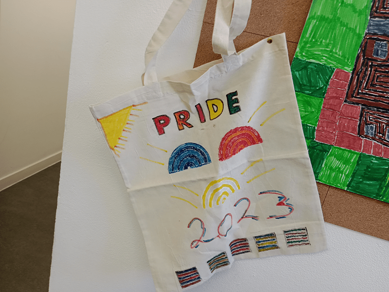 Pride 2023 preparation with GCP's LGBT+ Group - Make and Mend 3