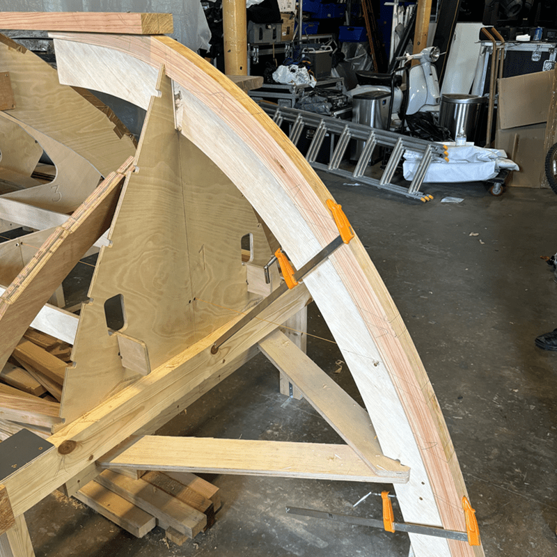 Building a boat with GCP bow stern