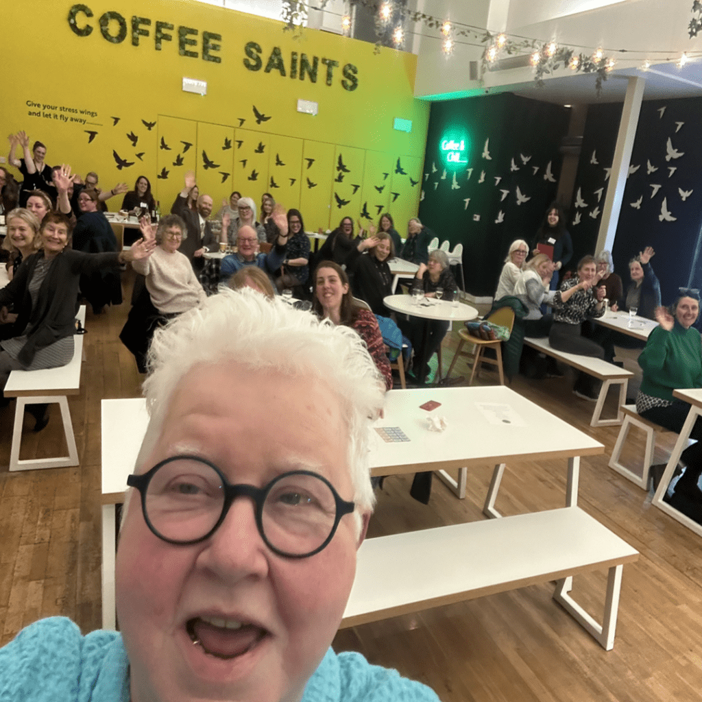 Val McDermid and Edinburgh Book Festival at Coffee Saints